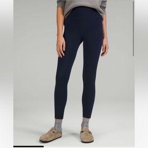 Navy 25” Lululemon Align Leggings Size 4
